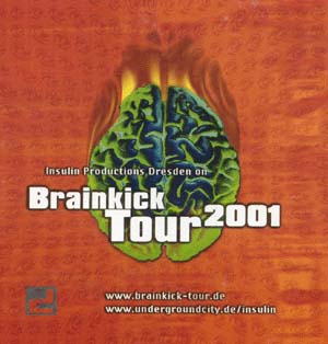 Flyer brainkick tour 2001