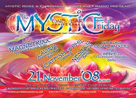 Flyer the mystic friday
