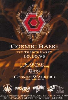 Flyer cosmic bang 1998/10